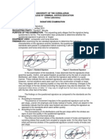 Figure 1. Standard Signature Figure 2. Questioned Signature