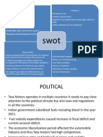 Tata Swot and Pestel