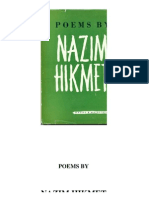 Poems by Nazim Hikmet, New York, 1954