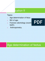 Medicolegal Importance of Age Determination