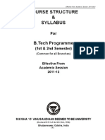 Syllabus Btech Iter (1st-2nd) - 2011-2012