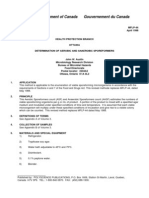 Determin of Aero Anaerobic Spore Formers