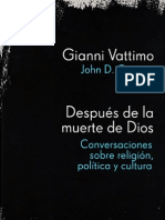 Después de La Muerte de Dios - Gianni Vattimo & John D. Caputo