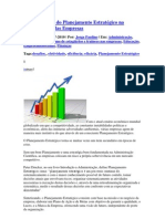 A Importância Do Planejamento Estratégico Na Sobrevivência Das Empresas