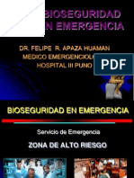 Bioseguridad en Emergencia