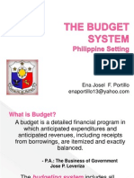 Philippine Budget System Efportillo