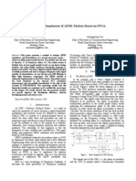 Design and Implement of QPSK Modem Based On FPGA