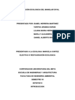 Restauración Ecologica de Manglares Contaminados Con Petroleo