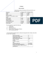 Practice Set - Financial Statement Analysis