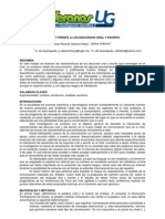 El Chat Frente A Los Discursos Oral y Escrito