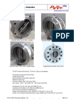 POVE-Us Wafer Check Valve, Dual-Disc 