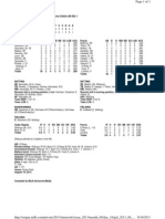 Box Score (8-19)