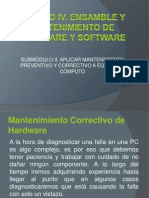 3.1 Mtto Correctivo HRDWR