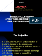 Mathematical Modelling of Suspended Sediment Movement Using Finite Different Scheme