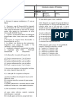 Avaliação de Educação Fisica 8 Serie