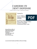 Careers in Indigent Defense