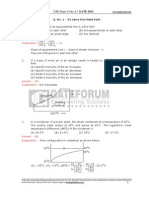 ME-Paper Code-A GATE 2011: Answer: - (B) Explanation