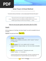 Brian Tracys Goal Method