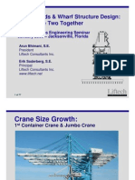 Crane Loads & Wharf Structure Design