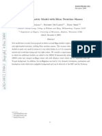 A Supersymmetric Model With Dirac Neutrino Masses: Gardner Marshall Mathew Mccaskey Marc Sher