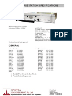 MX800 Base Station/Repeater Specifications