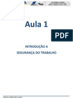 Aula 1 - Introdução A Segurança Do Trabalho - Newton Paiva