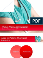 Patient Pharmacist Interaction