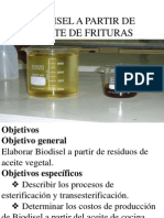 Biodisel A Partir de Aceite de Frituras