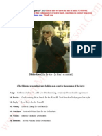 Katherine Jackson V AEG Live Transcripts of Debbie Rowe (MJ's Ex Wife-Dr Klein's Ex Assistant August 15th 2013