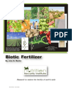 Biotic Fertilizers-The Sustainable Topsoil Revolution