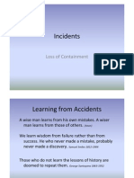 CF Lecture 8 Incidents - Loss of Containment