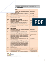 Schedule of Duties and Professional Charges For Quantity Surveying