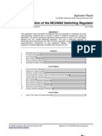 Application of The MC34063 Switching Regulator