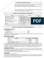 Chapitre 5 - L'Evaluation de L'entreprise - La Société Yolande - Sujet