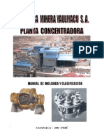 Manual Molienda-Clasificacion de Minerales