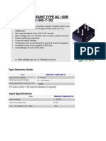 PCB Chassis Mount AC SSR