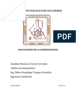 Aplicaciones de La Cromatografia