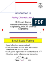 Introduction To: Fading Channels, Part 2 Fading Channels, Part 2