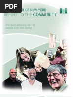 Village Care of New York's Report To The Community