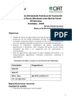 Instructivo Validacion de Frijoles