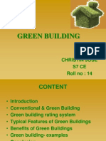 Green Building: Christin Jose S7 Ce Roll No: 14