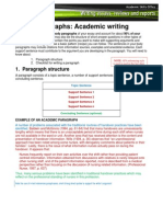 Paragraphs Academic Writing PDF