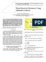 Regulation of Water Reservoir Resources Using Alternative Sensors