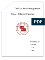 Assignment On Islamic Banking