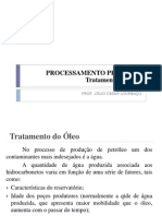 PROCESSAMENTO PRIMÁRIO Tratamento Do Óleo