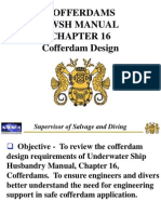 Cofferdams UWSH Manual CH16 - Cofferdam Design