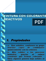 Tintura Con Colorantes Reactivos