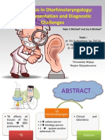 Tuberculosis in Otorhinolaryngology: Clinical Presentation and Diagnostic Challenges