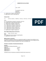 Solid & Liquid Fuels:: Combustion Calculations