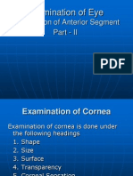 Examination of Eye PT II